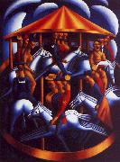 Mark Gertler The Merry Go Round oil painting artist